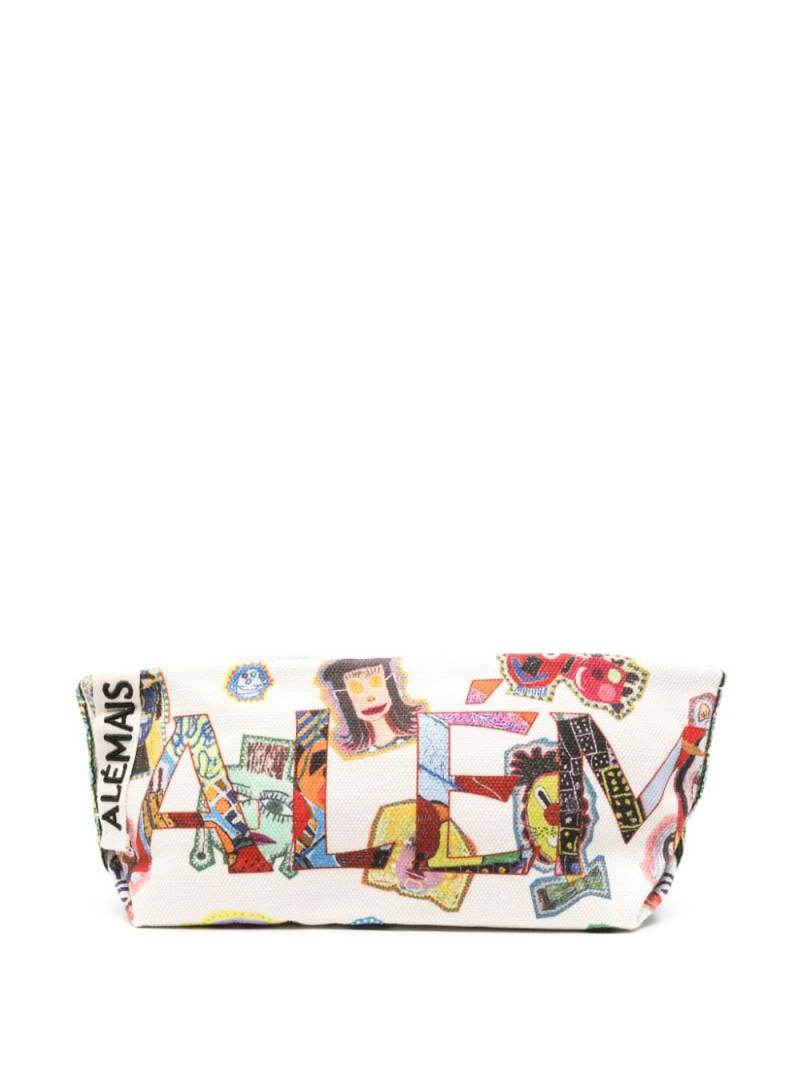 ALEMAIS Players canvas clutch - Blue von ALEMAIS