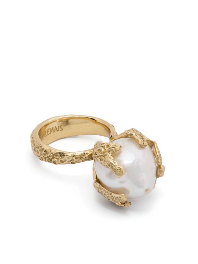 ALEMAIS coral pearl ring - Gold von ALEMAIS