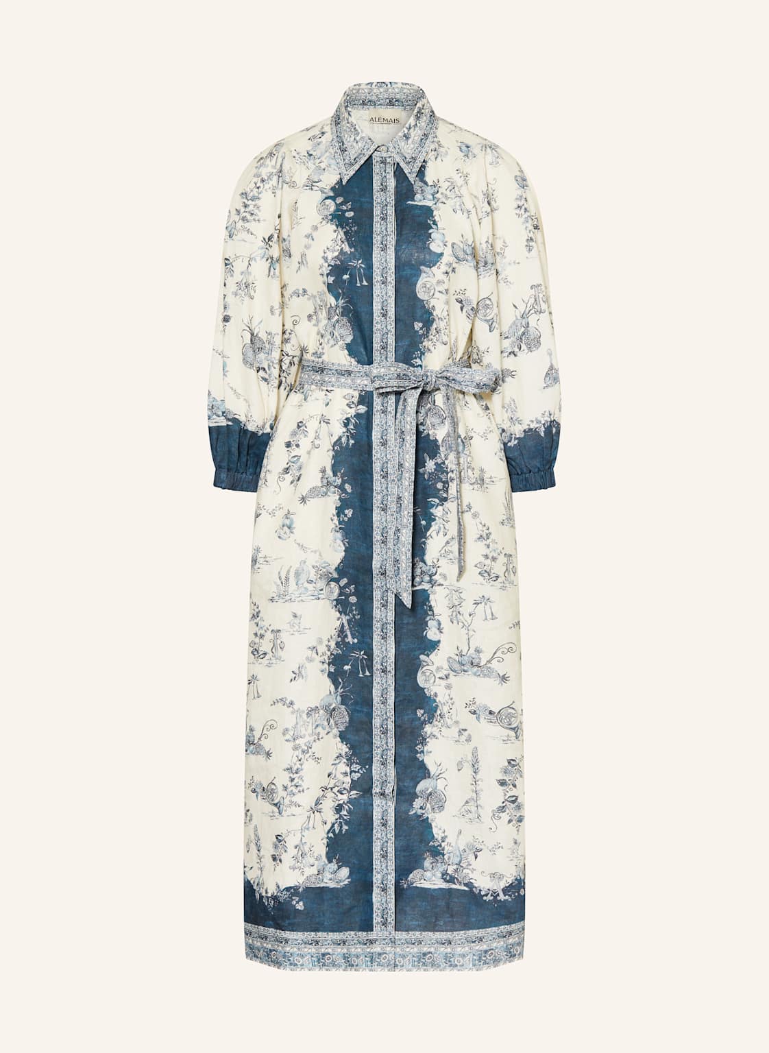 Alémais Hemdblusenkleid Casa Aus Leinen weiss Alémais Hemdblusenkleid Casa Aus Leinen weiss von ALÉMAIS