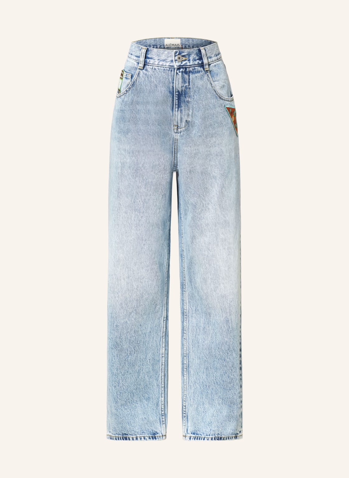 Alémais Straight Jeans blau von ALÉMAIS