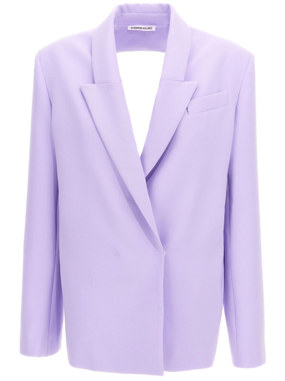 ALESSANDRO VIGILANTE oversized blazer - Purple von ALESSANDRO VIGILANTE