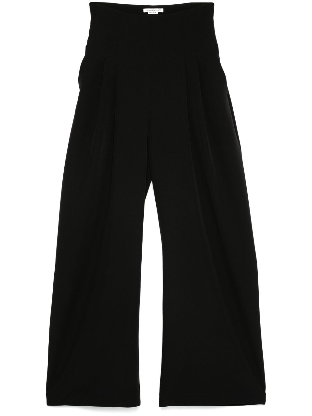 ALESSANDRO VIGILANTE pleat-detail trousers - Black von ALESSANDRO VIGILANTE