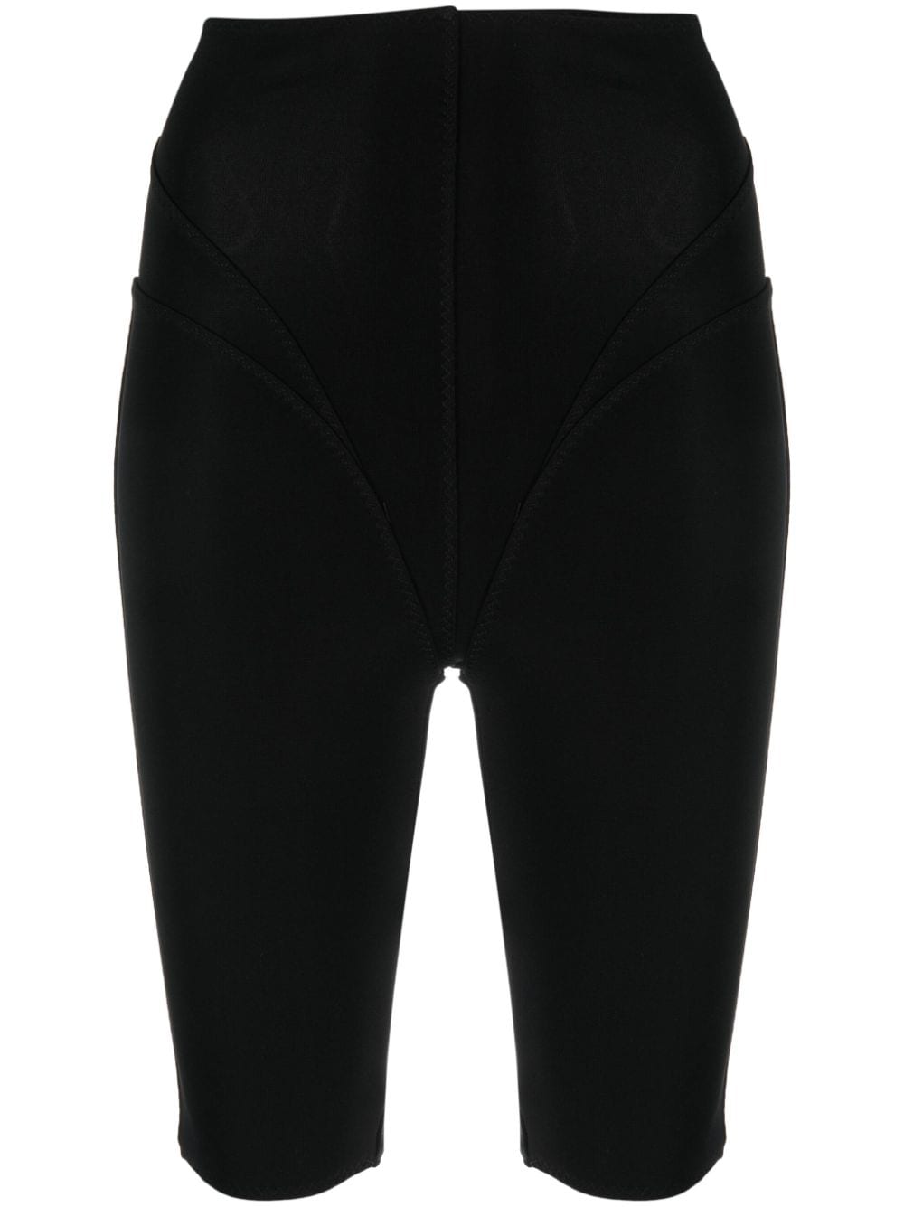 ALESSANDRO VIGILANTE seam-detail long shorts - Black von ALESSANDRO VIGILANTE