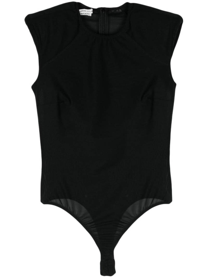 ALESSANDRO VIGILANTE sheer bodysuit - Black von ALESSANDRO VIGILANTE