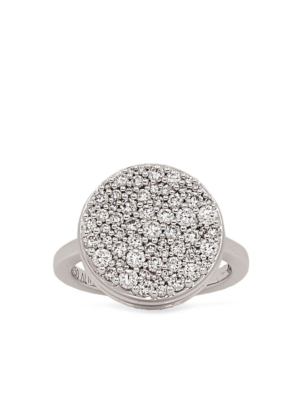 ALINKA 18kt white gold diamond Black Caviar ring - Silver von ALINKA