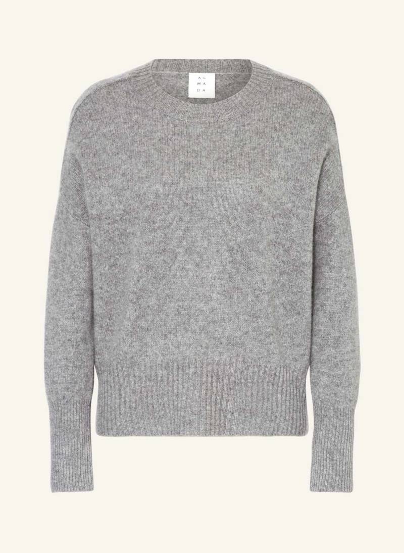 Almada Label Cashmere-Pullover Mica grau von ALMADA LABEL