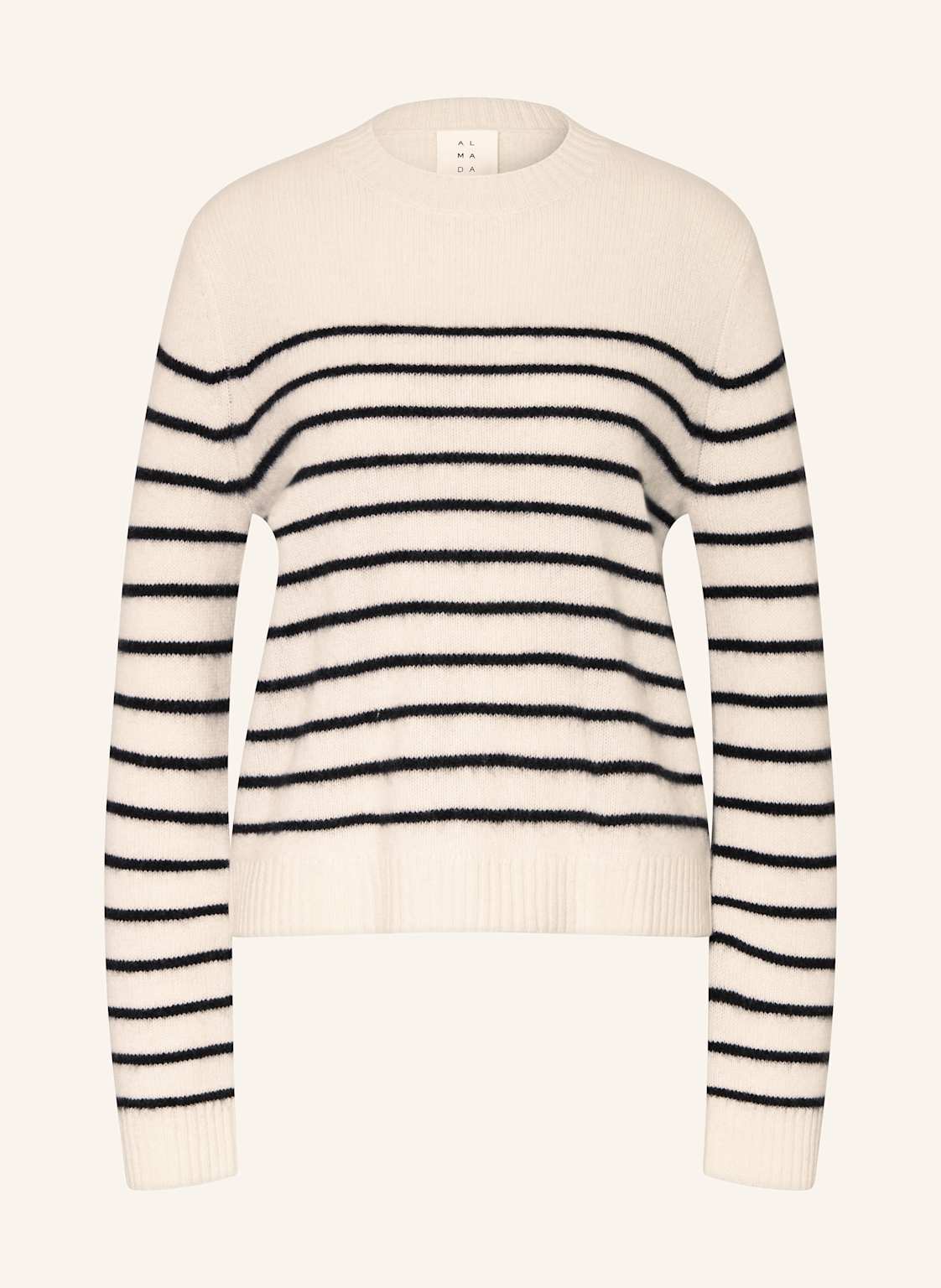 Almada Label Cashmere-Pullover Rae weiss von ALMADA LABEL