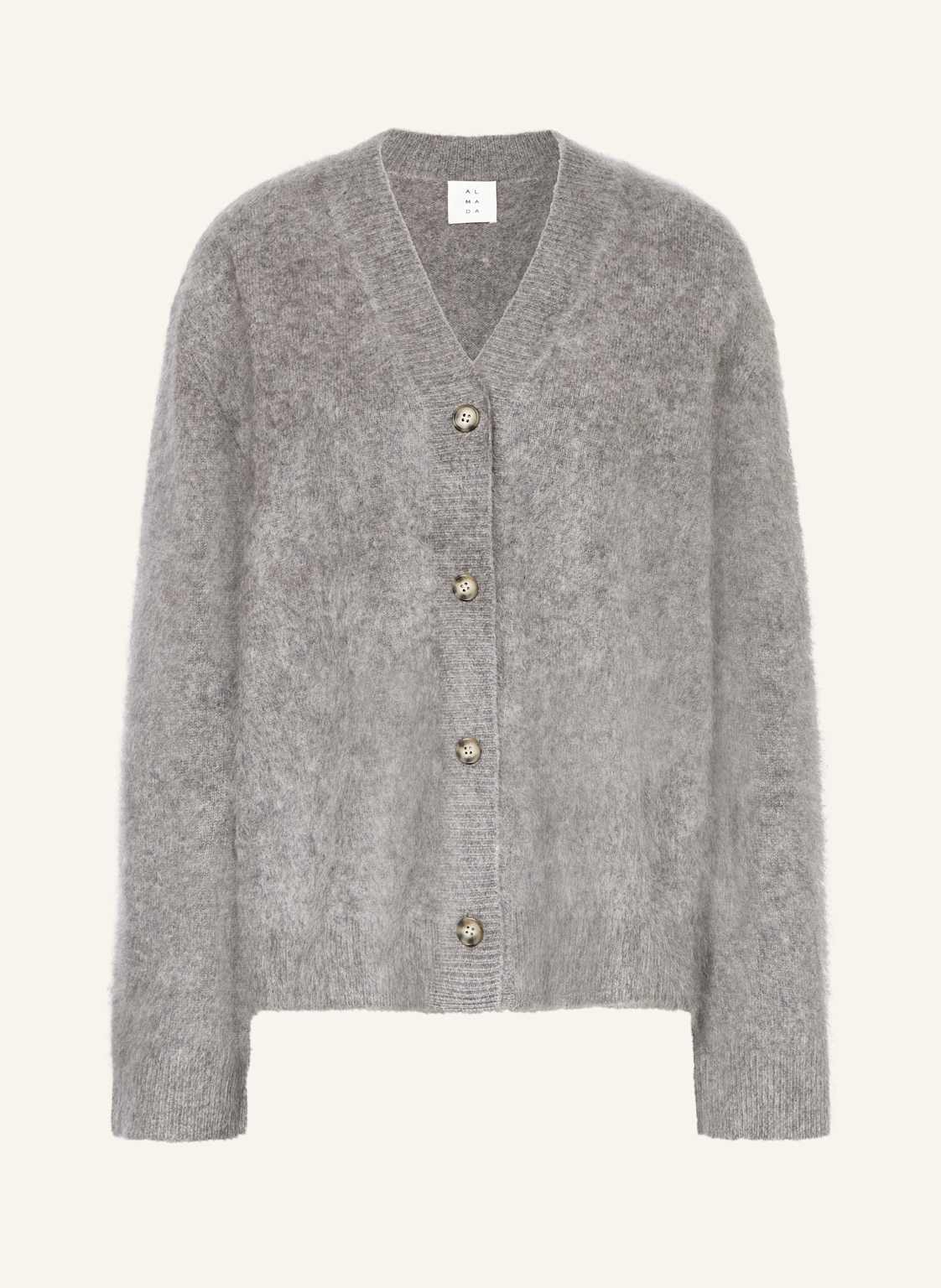 Almada Label Strickjacke Macy Aus Cashmere grau Almada Label Strickjacke Macy Aus Cashmere grau von ALMADA LABEL