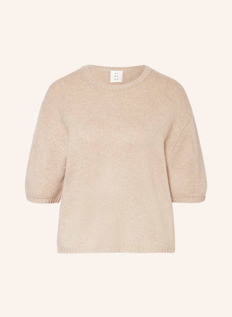 Almada Label Strickshirt Fei Aus Merinowolle Mit Cashmere beige von ALMADA LABEL