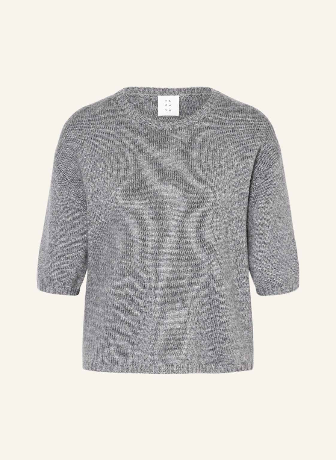 Almada Label Strickshirt Fei Aus Merinowolle Mit Cashmere grau von ALMADA LABEL