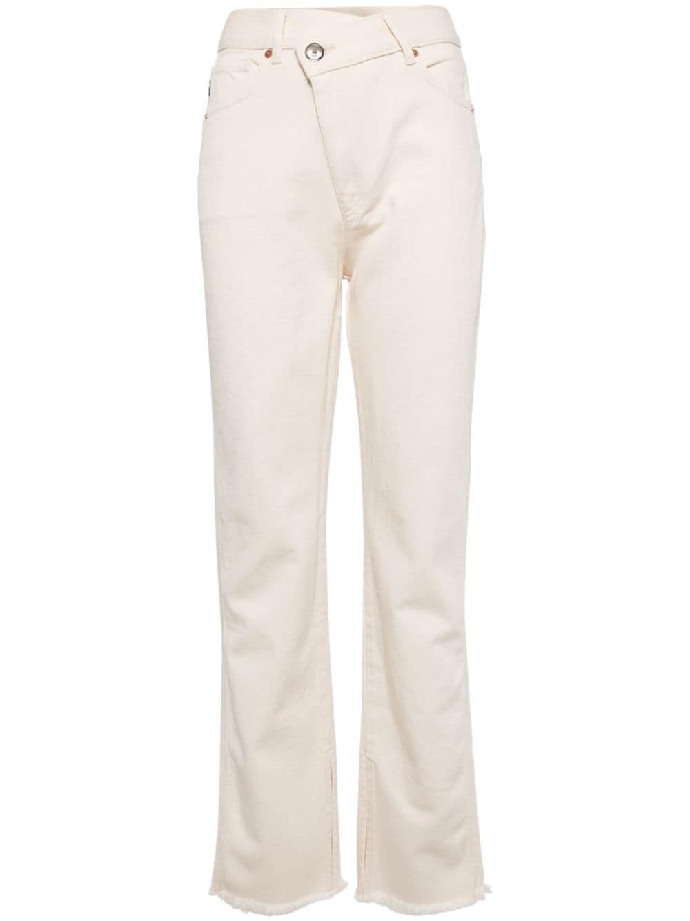 ALOHAS Kansas high-rise straight-leg jeans - Neutrals von ALOHAS