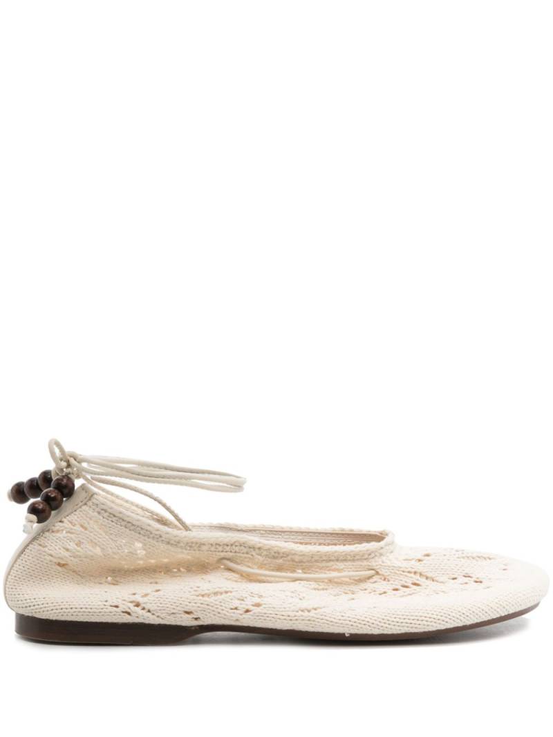 ALOHAS Rosemary ballerinas - White von ALOHAS