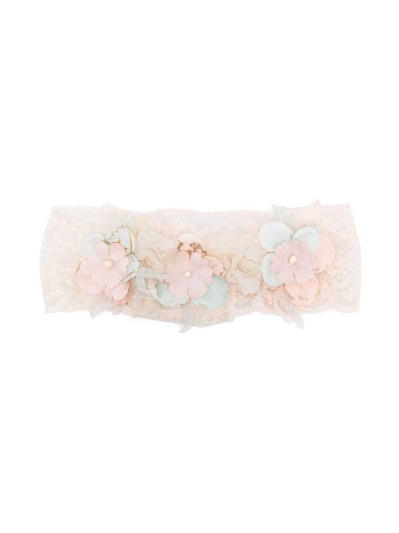 AMAYA floral-appliqué crown - Pink von AMAYA