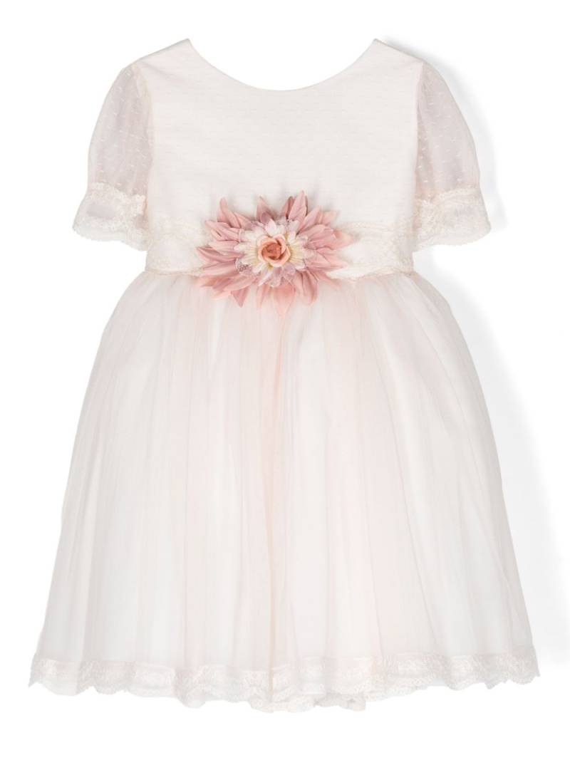 AMAYA floral-appliqué tulle dress - Pink von AMAYA