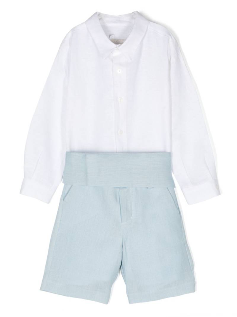 AMAYA two-piece linen-blend suit - White von AMAYA