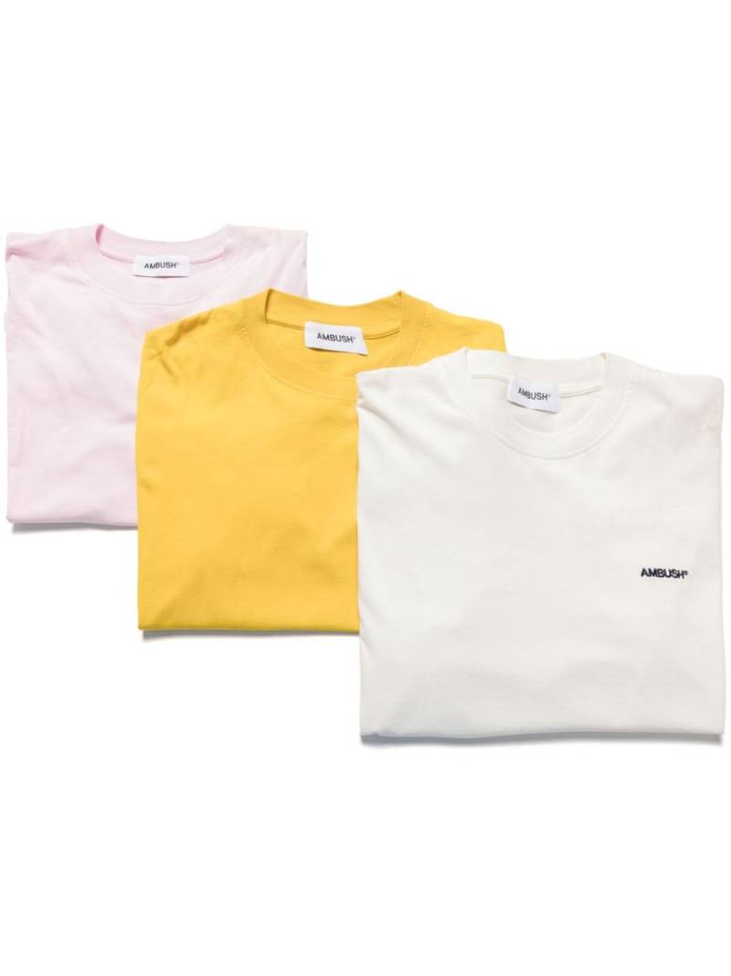 AMBUSH 3 Pack T-shirt - Yellow von AMBUSH