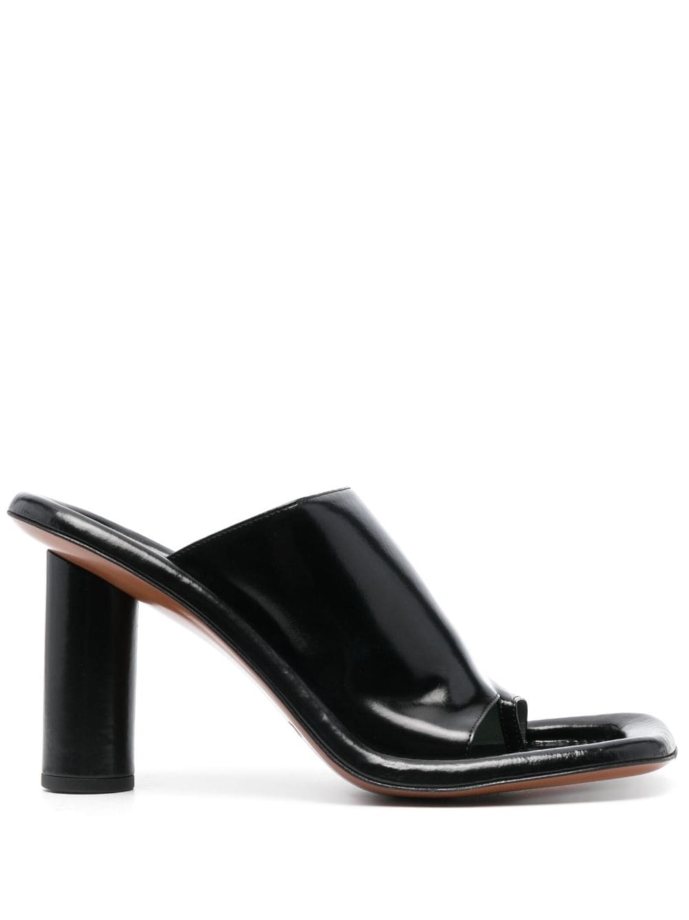 AMBUSH 95mm patent leather cushion mules - Black von AMBUSH