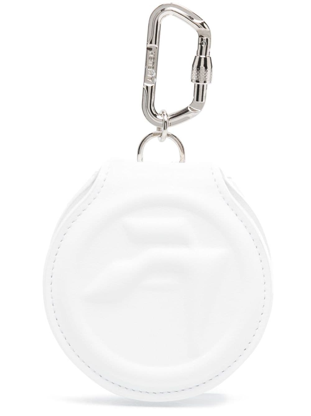 AMBUSH Amblem-embossed leather AirPods case - White von AMBUSH