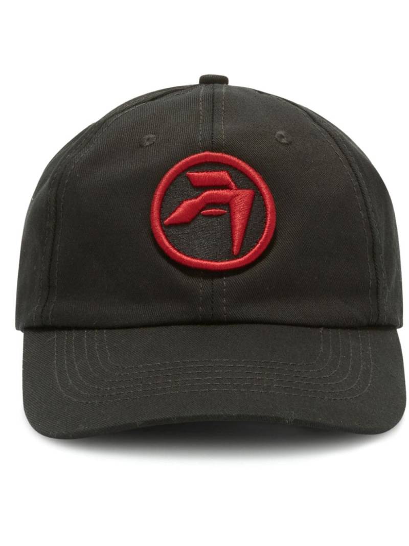 AMBUSH Amblem-embroidery cotton baseball cap - Black von AMBUSH