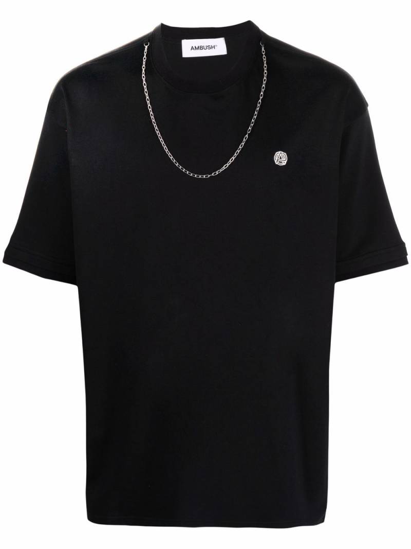 AMBUSH chain-link collar T-shirt - Black von AMBUSH