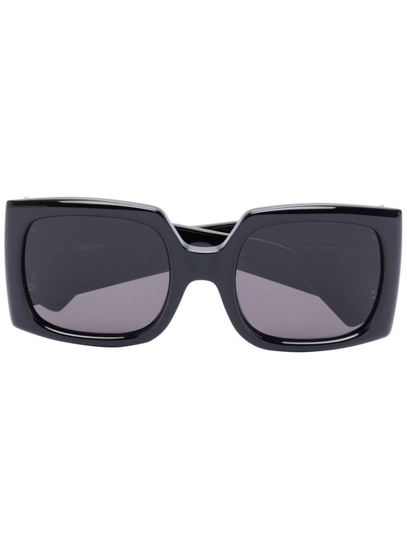 Ambush Eyewear Fhonix rectangle-frame sunglasses - Black von Ambush Eyewear