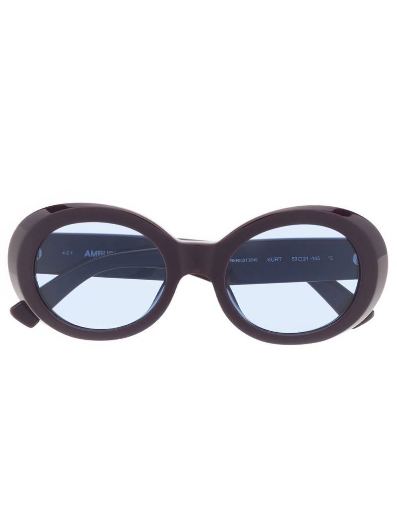 Ambush Eyewear Kurt round-frame sunglasses - Purple von Ambush Eyewear