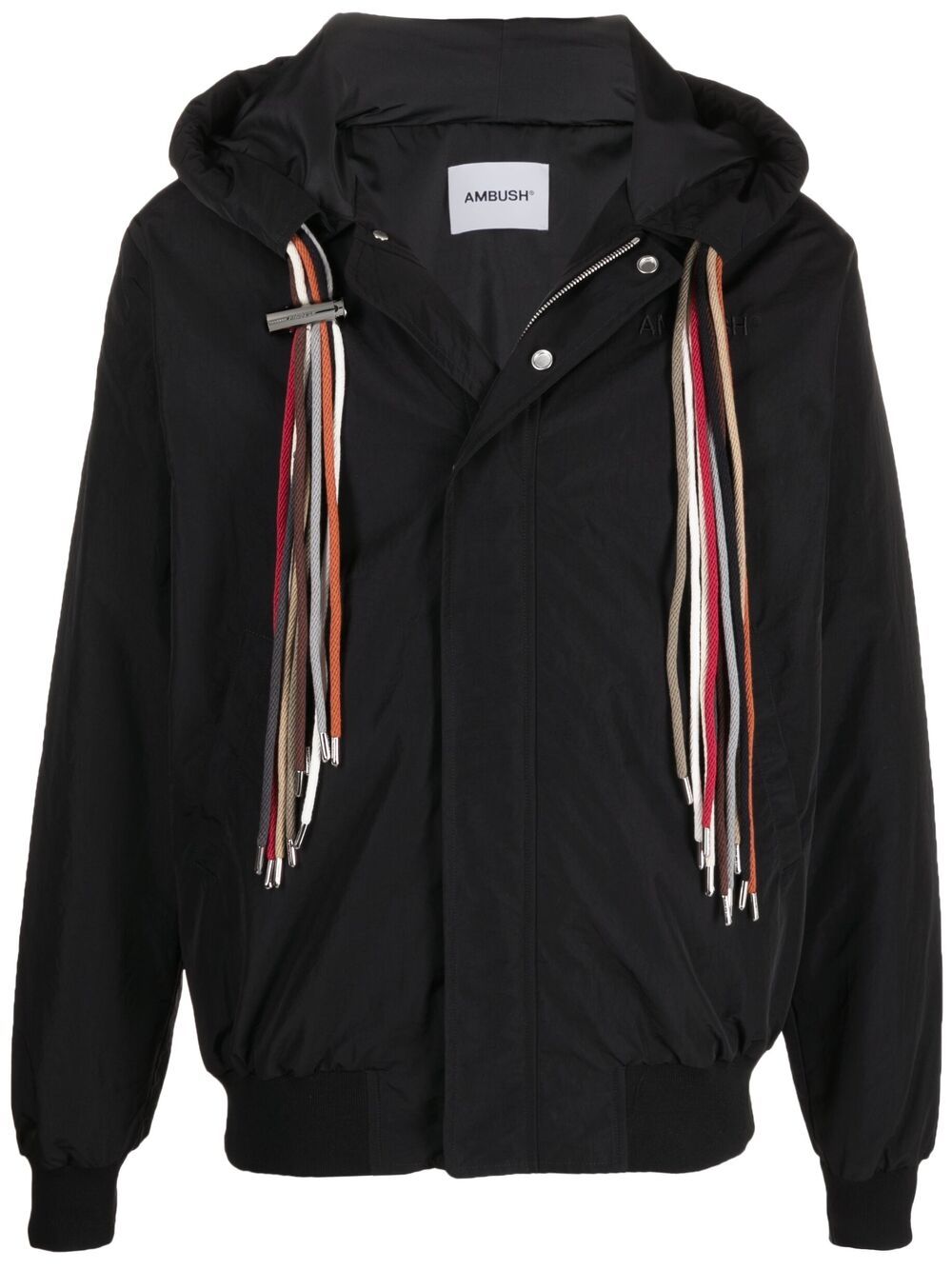 AMBUSH drawstring hooded jacket - Black von AMBUSH