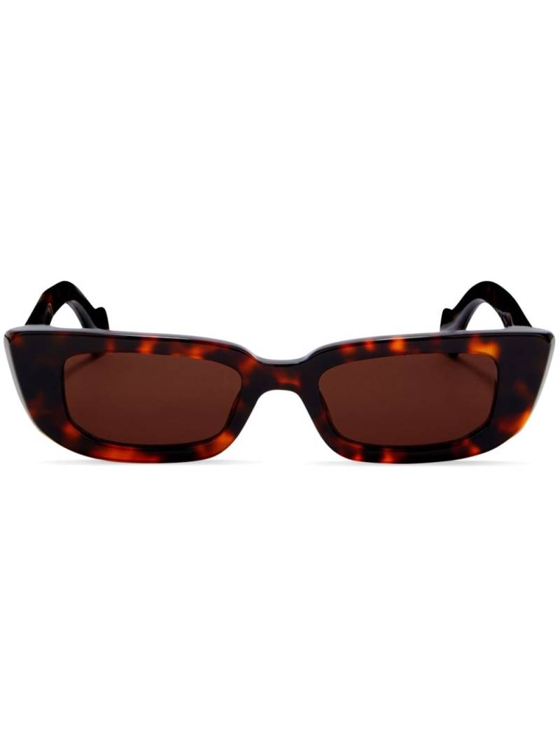 Ambush Eyewear Nova rectangle-frame sunglasses - Brown von Ambush Eyewear