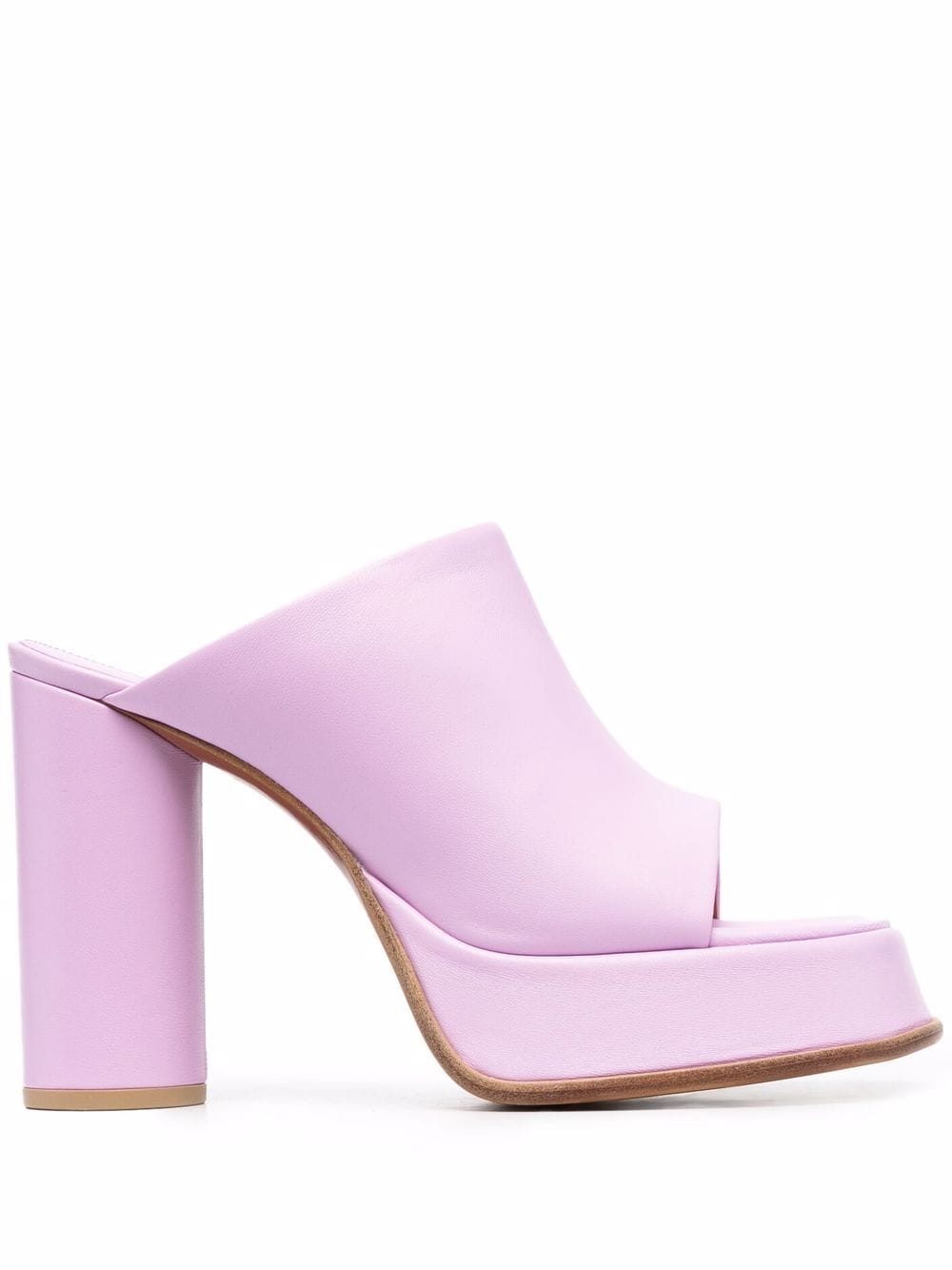 AMBUSH open-toe platform mules - Purple von AMBUSH