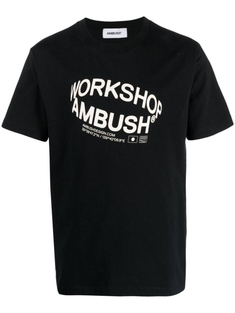 AMBUSH logo-print cotton T-shirt - Black von AMBUSH