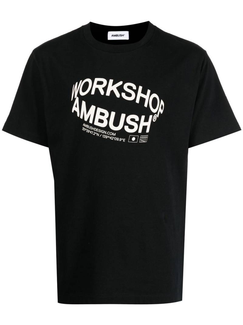 AMBUSH Revolve logo-print T-shirt - Black von AMBUSH