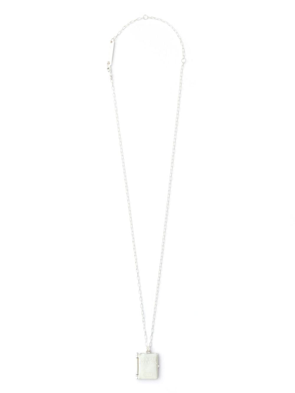 AMBUSH Social Studies locket necklace - Silver von AMBUSH