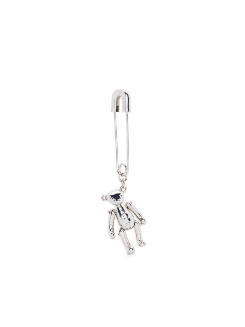 AMBUSH Teddy-bear charm earring - Silver von AMBUSH