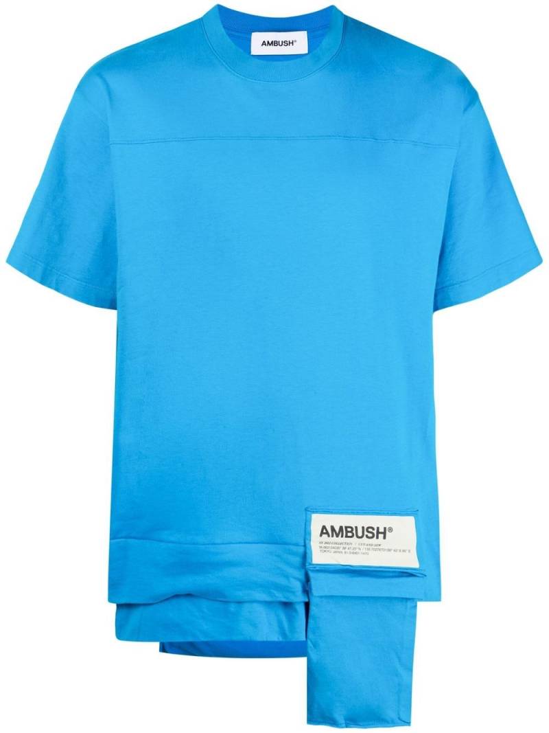 AMBUSH waist-pocket T-shirt - Blue von AMBUSH