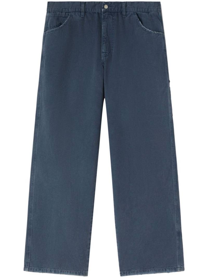 AMBUSH cotton straight-leg trousers - Blue von AMBUSH