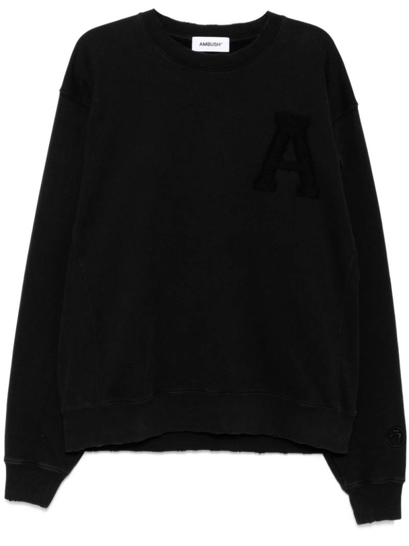 AMBUSH distressed sweatshirt - Black von AMBUSH