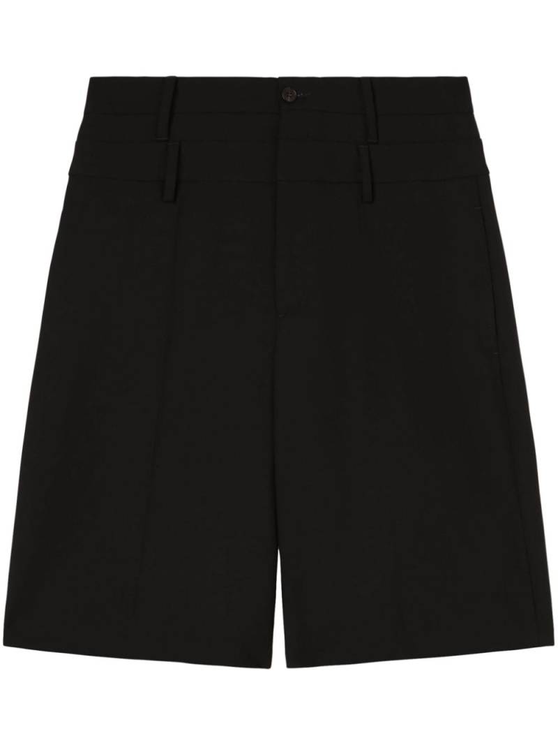 AMBUSH double-waist virgin-wool shorts - Black von AMBUSH