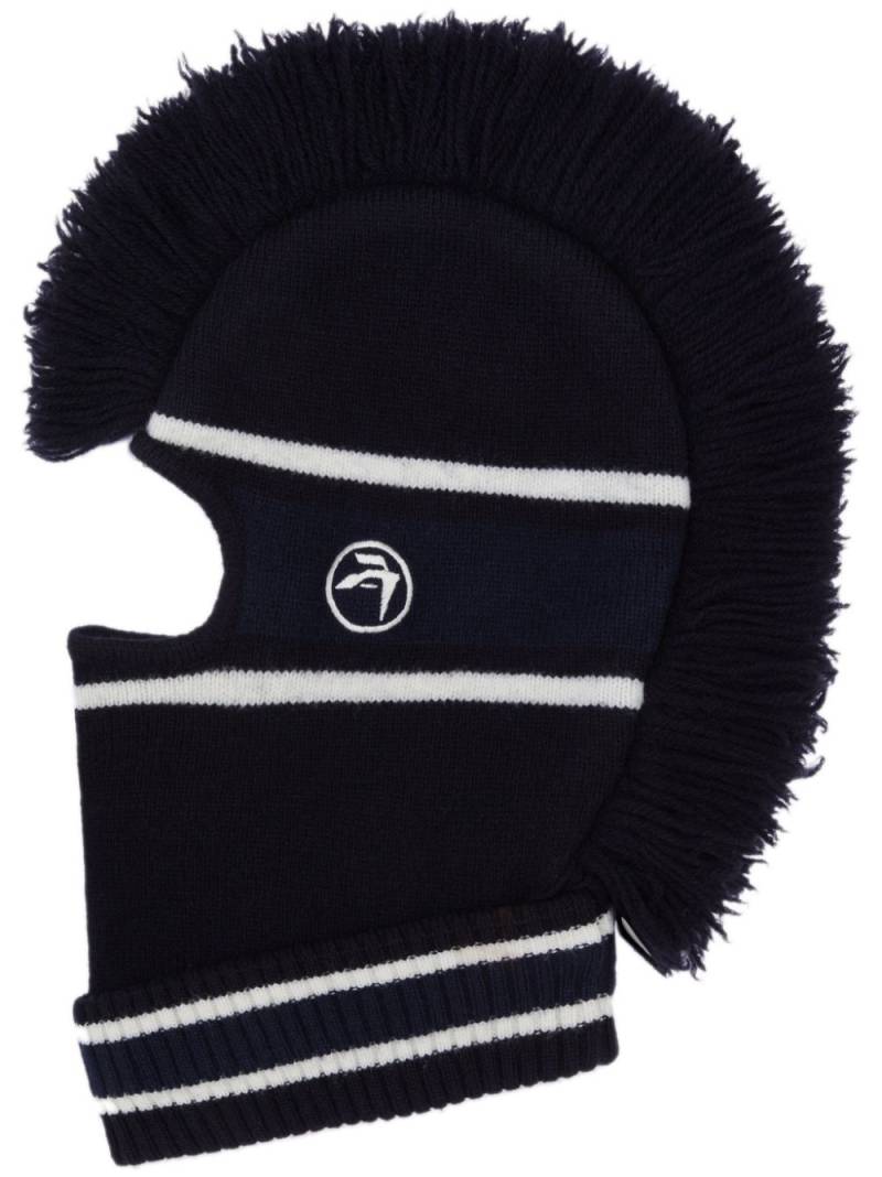 AMBUSH fringed knitted balaclava - Black von AMBUSH