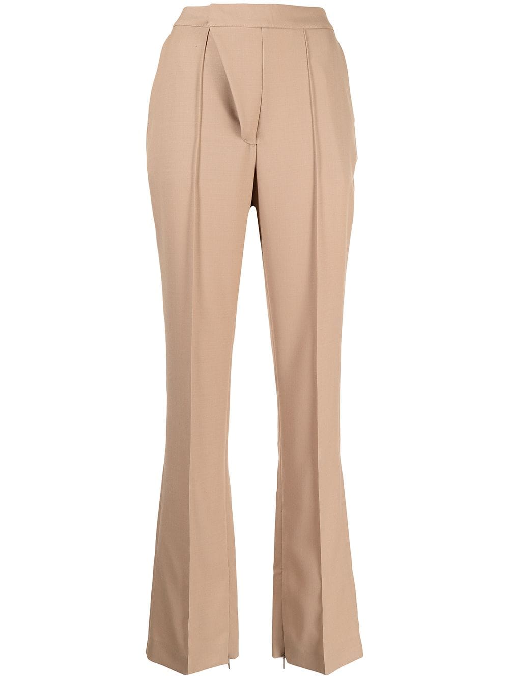 AMBUSH high-waisted flared trousers - Brown von AMBUSH