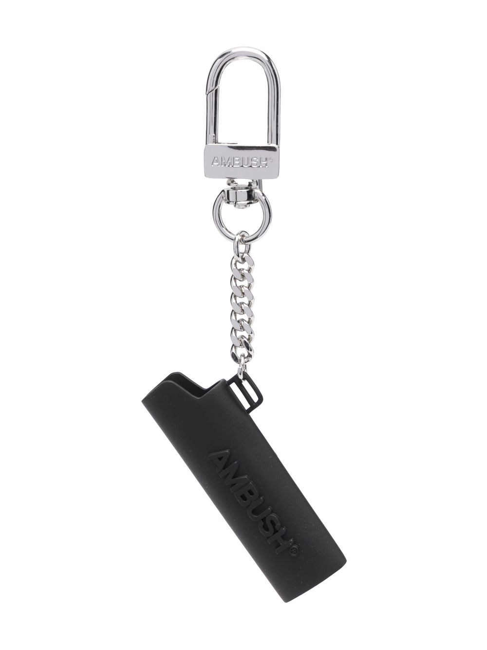 AMBUSH lighter case brass keychain - Black von AMBUSH