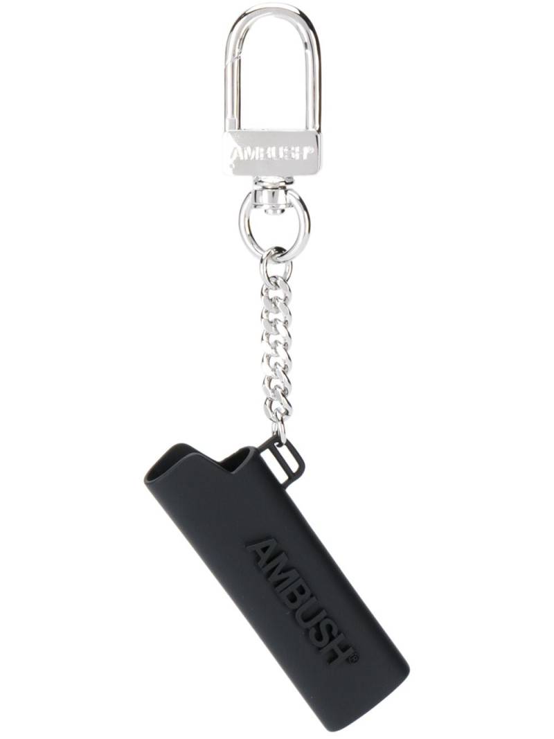 AMBUSH lighter-case keyring - Black von AMBUSH