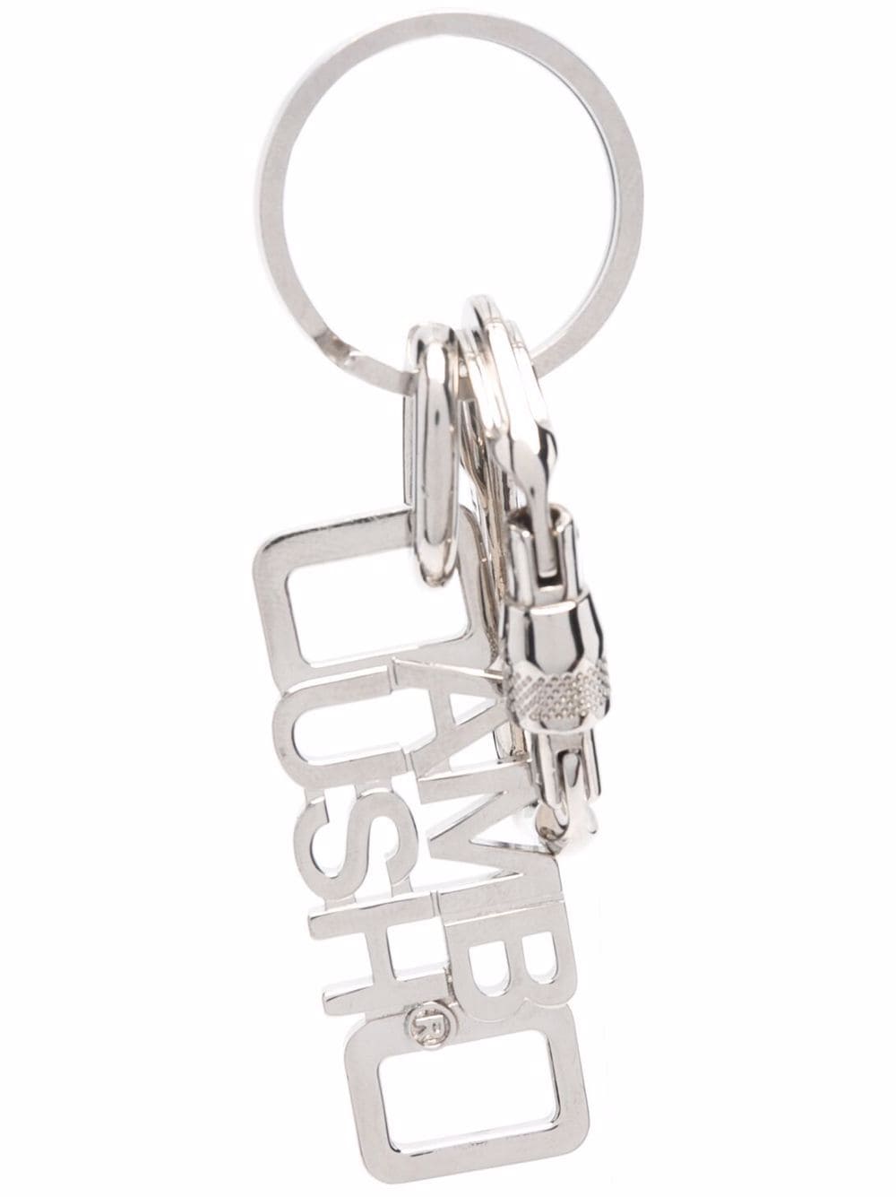 AMBUSH logo-charm keyring - Silver von AMBUSH