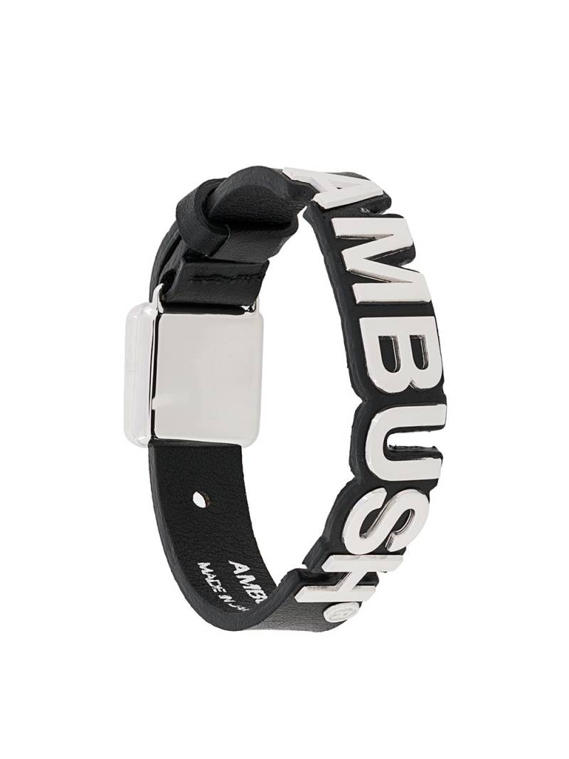 AMBUSH logo plaque bracelet - Black von AMBUSH