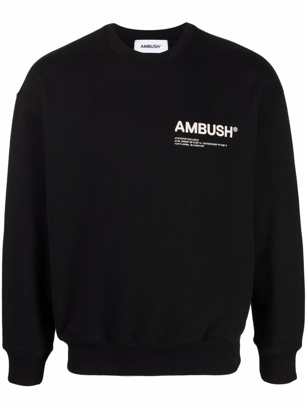 AMBUSH logo-print Workshop sweatshirt - Black von AMBUSH