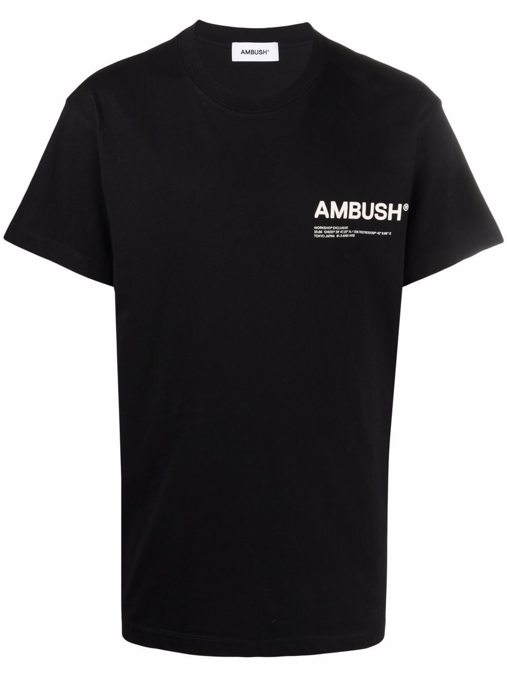 AMBUSH logo-print cotton T-shirt - Black von AMBUSH