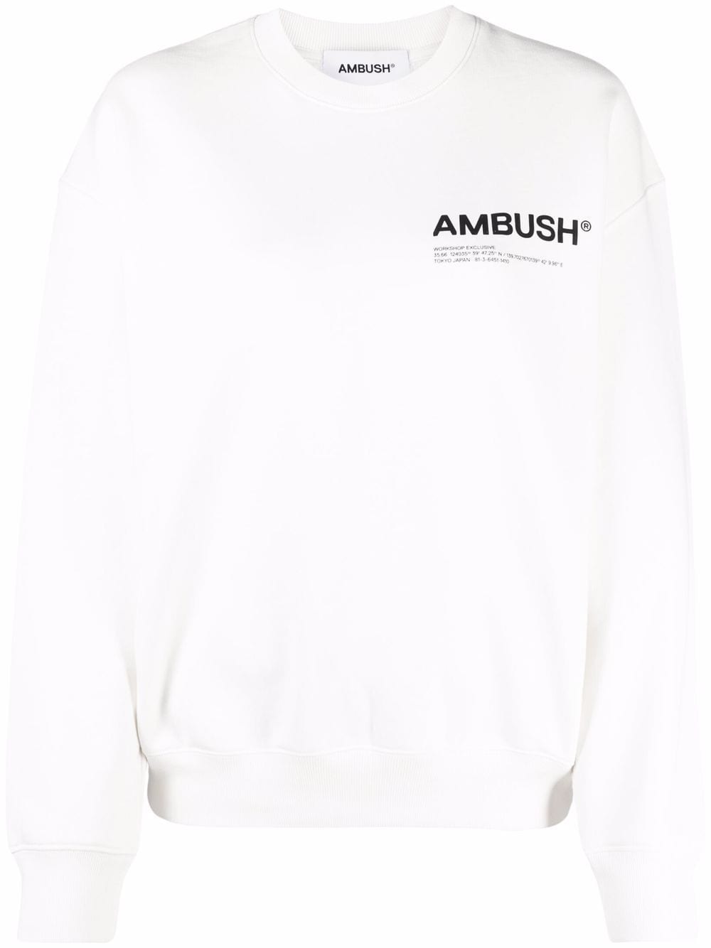 AMBUSH logo-print sweatshirt - White von AMBUSH