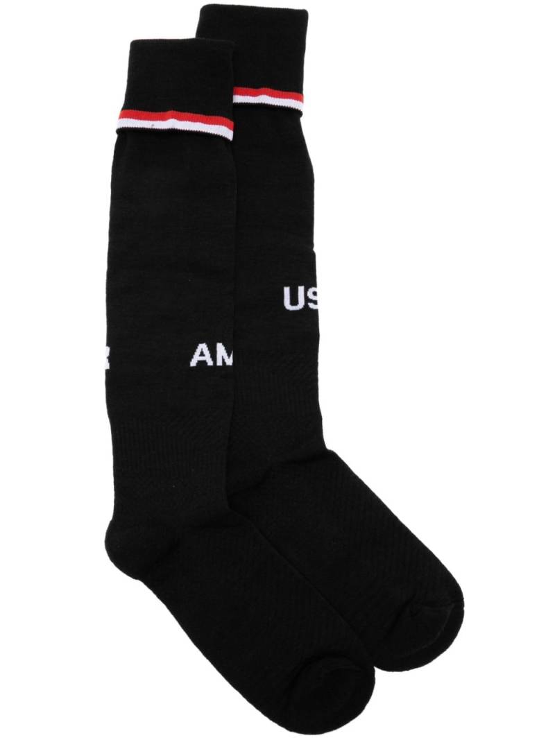 AMBUSH logo soccer socks - Black von AMBUSH