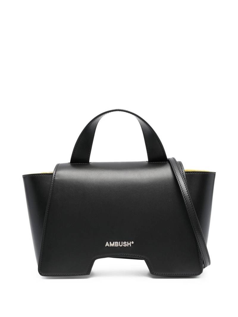 AMBUSH medium A flap bag - Black von AMBUSH