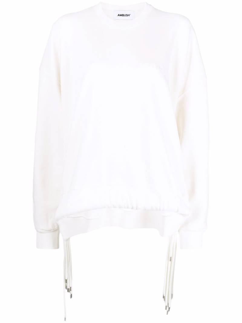 AMBUSH multi-cord crew-neck sweatshirt - Neutrals von AMBUSH