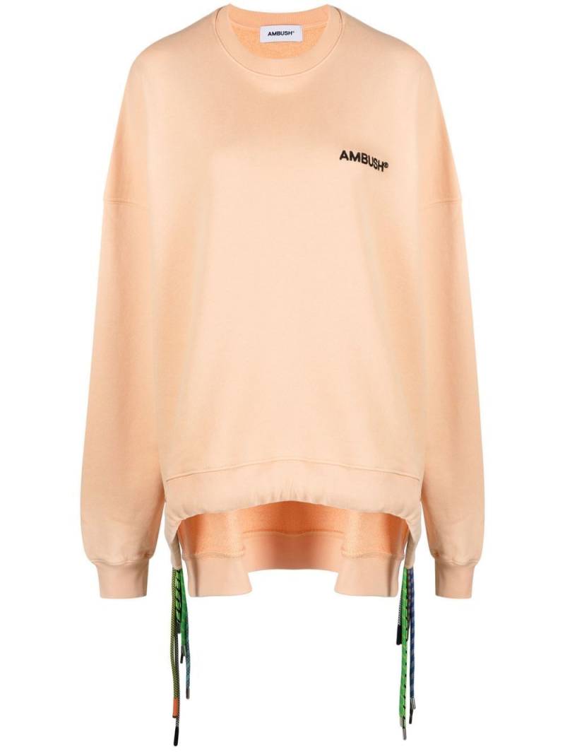 AMBUSH multi cord crew neck sweatshirt - Neutrals von AMBUSH